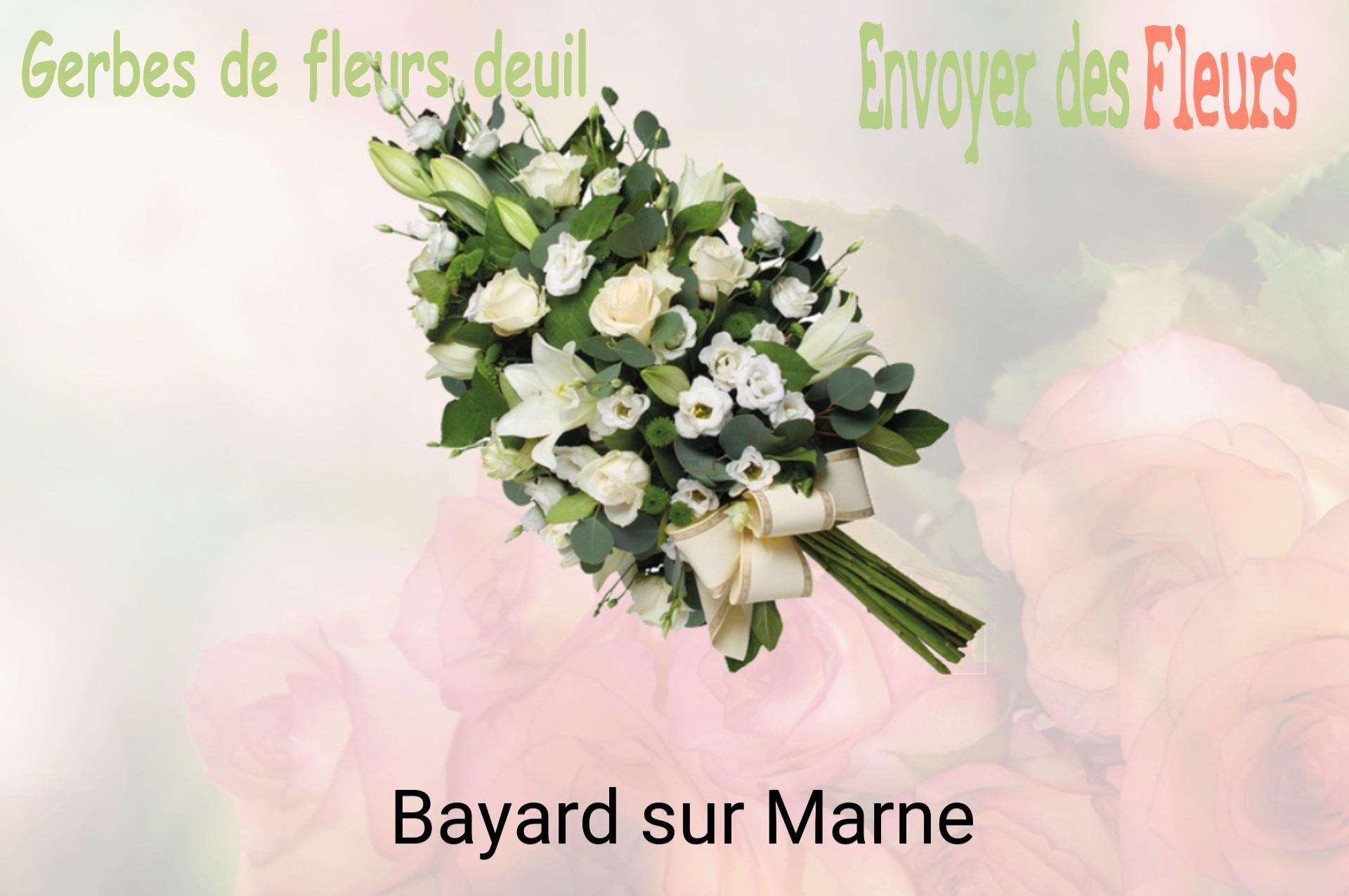 Gerbe de fleurs de deuil livrée à Bayard-sur-Marne
